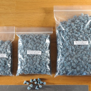 FreeShip- Plastic Vibratory Media, 3/8 Cones, Medium Cut - (Prompt rebate on orders with 3 or more FreeShip items!)