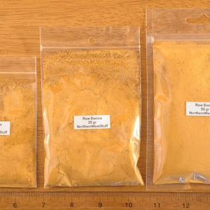 Raw Sienna Pigment - (Free Shipping On Orders 35.00 Or More!)