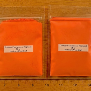 Fluorescent (Neon) Pigment, Orange- (Free Shipping On Orders 35.00 Or More!)