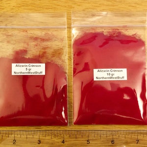 Alizarin Crimson Red Pigment- (Free Shipping on orders 35.00 or more!)