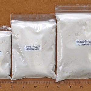 FreeShip- Corn Starch, Non-Food, Paper Mache Adhesive, Sizing, Talc Substitute- (Rebate on orders with 3 or more FreeShip items!)