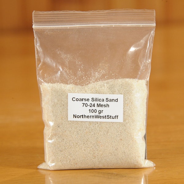 FreeShip- Silica Sand, Coarse, 70-24 Mesh- (Prompt rebate on orders with 3 or more FreeShip items!)