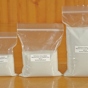 FreeShip- Reflective Glass Beads, Medium, 0.21 mm, Paint Additive, Resin Filler- (Prompt rebate on orders with 3 or more FreeShip items!)
