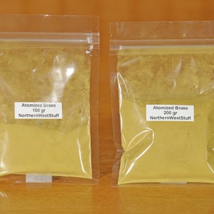 FreeShip- Atomized Brass Cold Casting Metal Powder- (Prompt rebate on orders with 3 or more FreeShip items!)