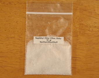 FreeShip- Naphthyl Ethyl Ether, Beta-, Synthetic (Solid), Nerolin Bromelia, 10 gr- (Prompt rebate on orders with 3 or more FreeShip items!)