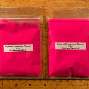 Fluorescent (Neon) Pigment, Magenta- (Free Shipping On Orders 35.00 Or More!)