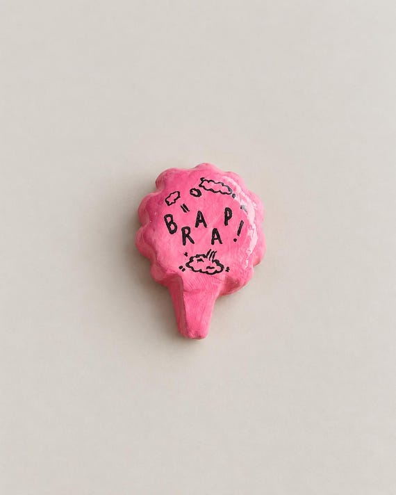 Handmade Clay Whoopie Cushion Magnet – Funny Fridge Gag Gift