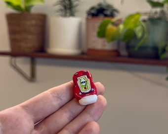 Handmade Ketchup Bottle Magnet – Air Dry Clay Fridge Decor