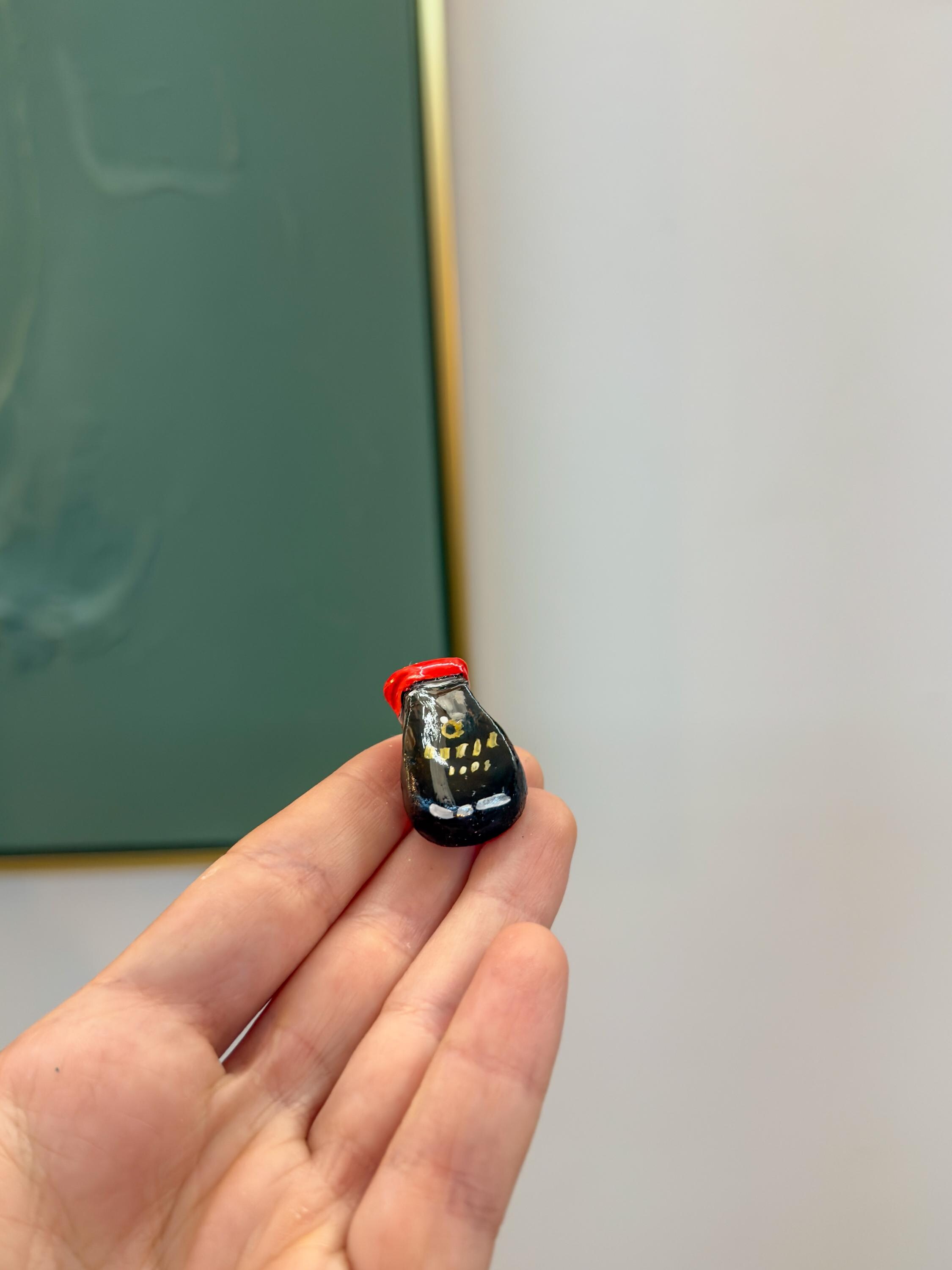Soy Sauce Bottle Magnet – Mini Clay Fridge Magnet, Handmade Kawaii Food Decor, Sushi Lover Gift, Asian Kitchen Art, Takeout-Inspired