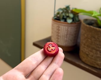 Aimant en tranches de tomate fait main – Décoration miniature pour réfrigérateur