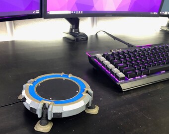 launch jump pad desktop wireless charger battle royale 3d printed toy cake topper - diy fortnite treasure chest