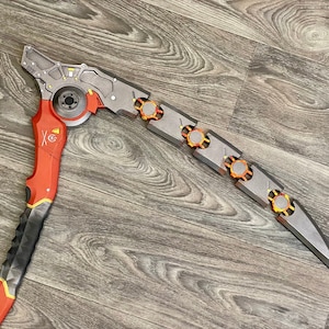Revenant&#39;s Scythe Heirloom Dead Man&#39;s Curve Battle Royale 3D Printed Prop Toy Fan Art Decor