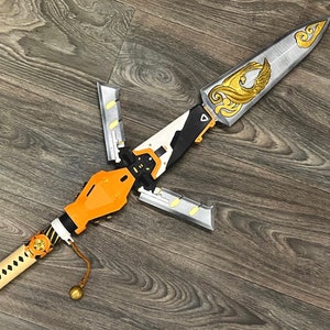 Valkyrie&#39;s Suzaku Spear Heirloom Battle Royale 3D Printed Prop Toy Fan Art Decor