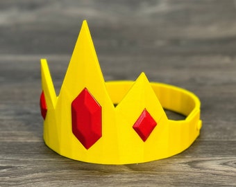 Ice King Crown 3D Print Full Scale Cosplay Fan Art