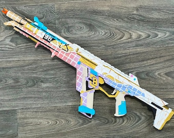 Aftershock Wave R-301 Carbine Battle Royale 3D Printed Prop Toy Fan Art