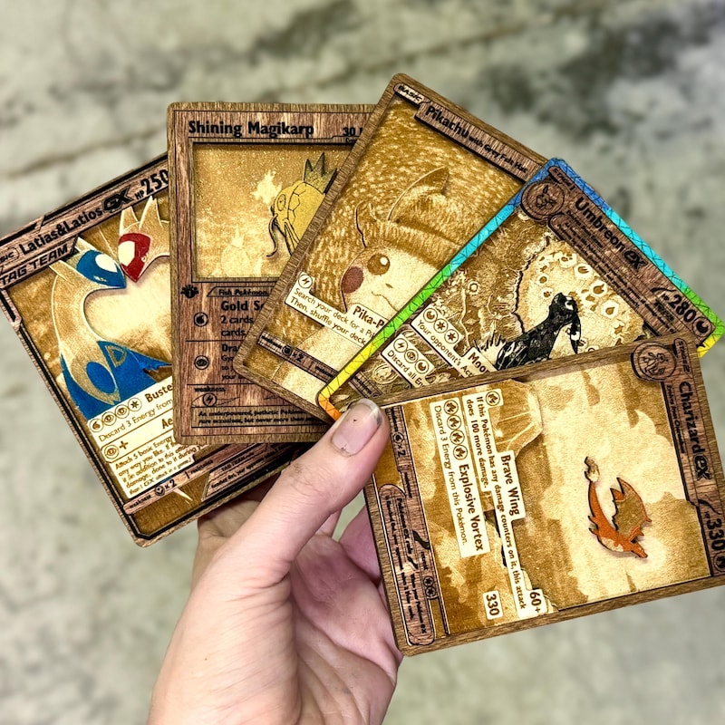Shadowbox Pokemoncard - Etsy