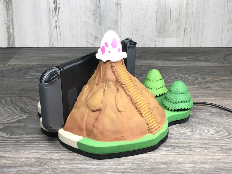 Nintendo Switch Koholint Island Dock con ranura Amiibo 3D Print Link's Awakening Fan Art Decor imagen 5