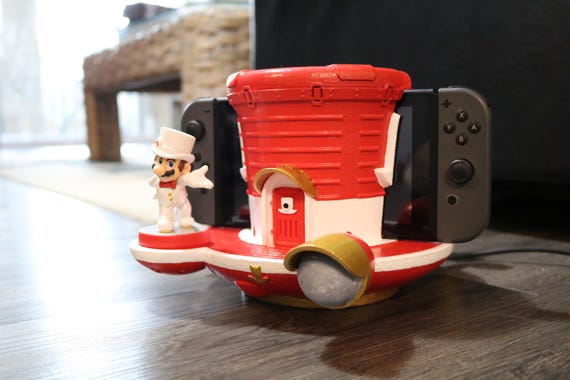 Switch Odyssey Ship Dock Amiibo Stand 3D Printed - Etsy