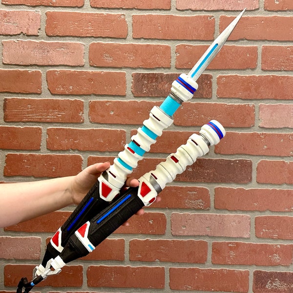 Ash's Strongest Link Nunchucks Heirloom Battle Royale 3D Imprimé Prop Jouet Fan Art Décor