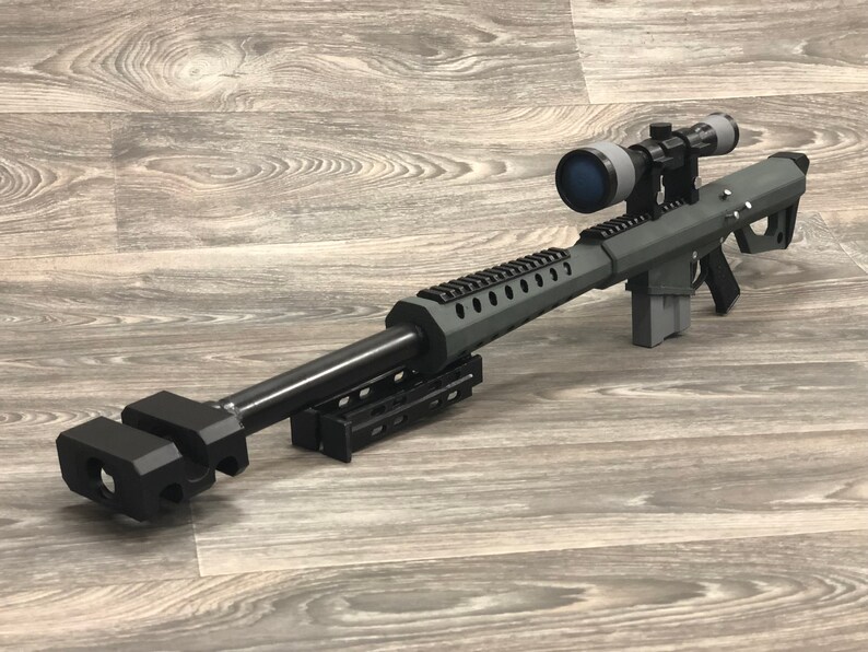 Heavy Sniper Rifle Legendary Battle Royale 3D Printed Prop ...