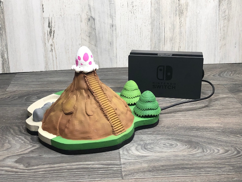 Nintendo Switch Koholint Island Dock con ranura Amiibo 3D Print Link's Awakening Fan Art Decor imagen 2