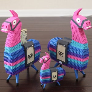 LLama Pinata Battle Royale 3D Printed Toy/Bank/Cake Topper image 1