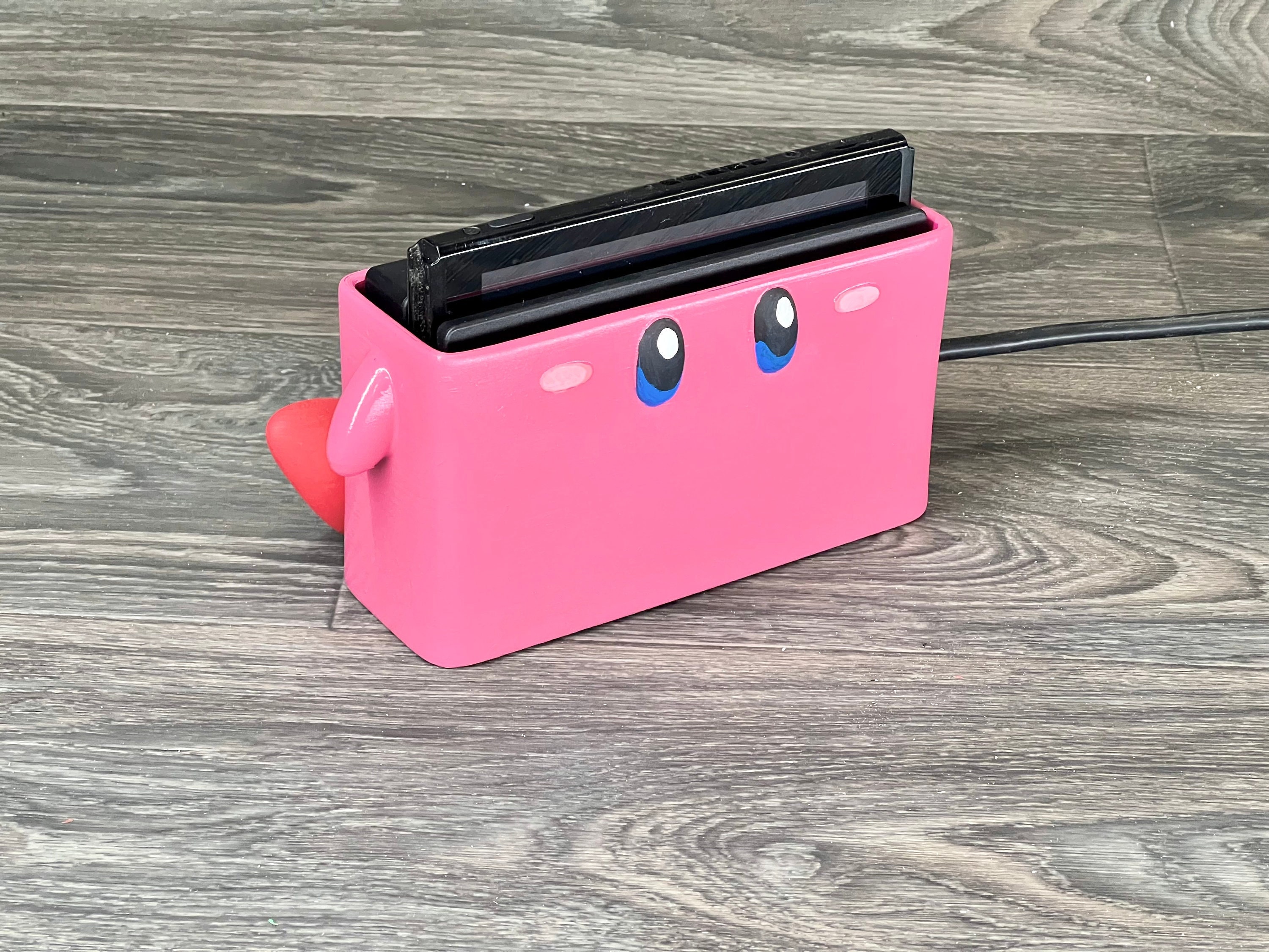STL file kirby nintendo switch stand -- kirby nintendo switch stand 🎲・3D  printable model to download・Cults