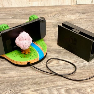 Animal Crossing Island Nintendo Switch Dock 3D Druck New Horizons Fan Art Decor Bild 3