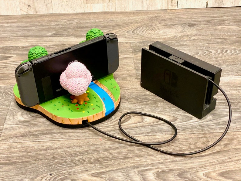 Animal Crossing Island Nintendo Switch Dock 3D Print New Horizons Fan Art Decor image 3