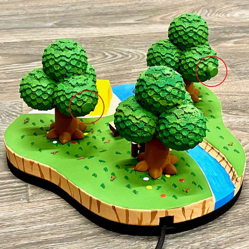 Animal Crossing Island Nintendo Switch Dock 3D Print New Horizons Fan Art Decor image 6