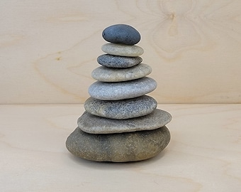 Meditation Stone Set | Zen Balancing Stones | Rock Cairn | Stacking Beach Stones | Yoga Stones | Self Care & Relaxation Gift | MS225