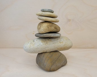 Meditation Stone Set | Zen Balancing Stones | Rock Cairn | Stacking Beach Stones | Yoga Stones | Self Care & Relaxation Gift | MS221