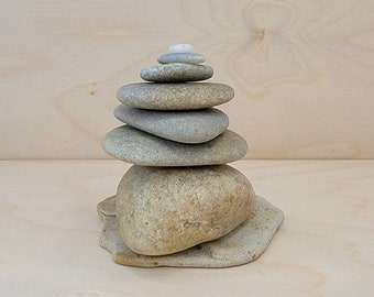 Meditation Stone Set | Zen Balancing Stones | Rock Cairn | Stacking Beach Stones | Yoga Stones | Self Care & Relaxation Gift | MS224