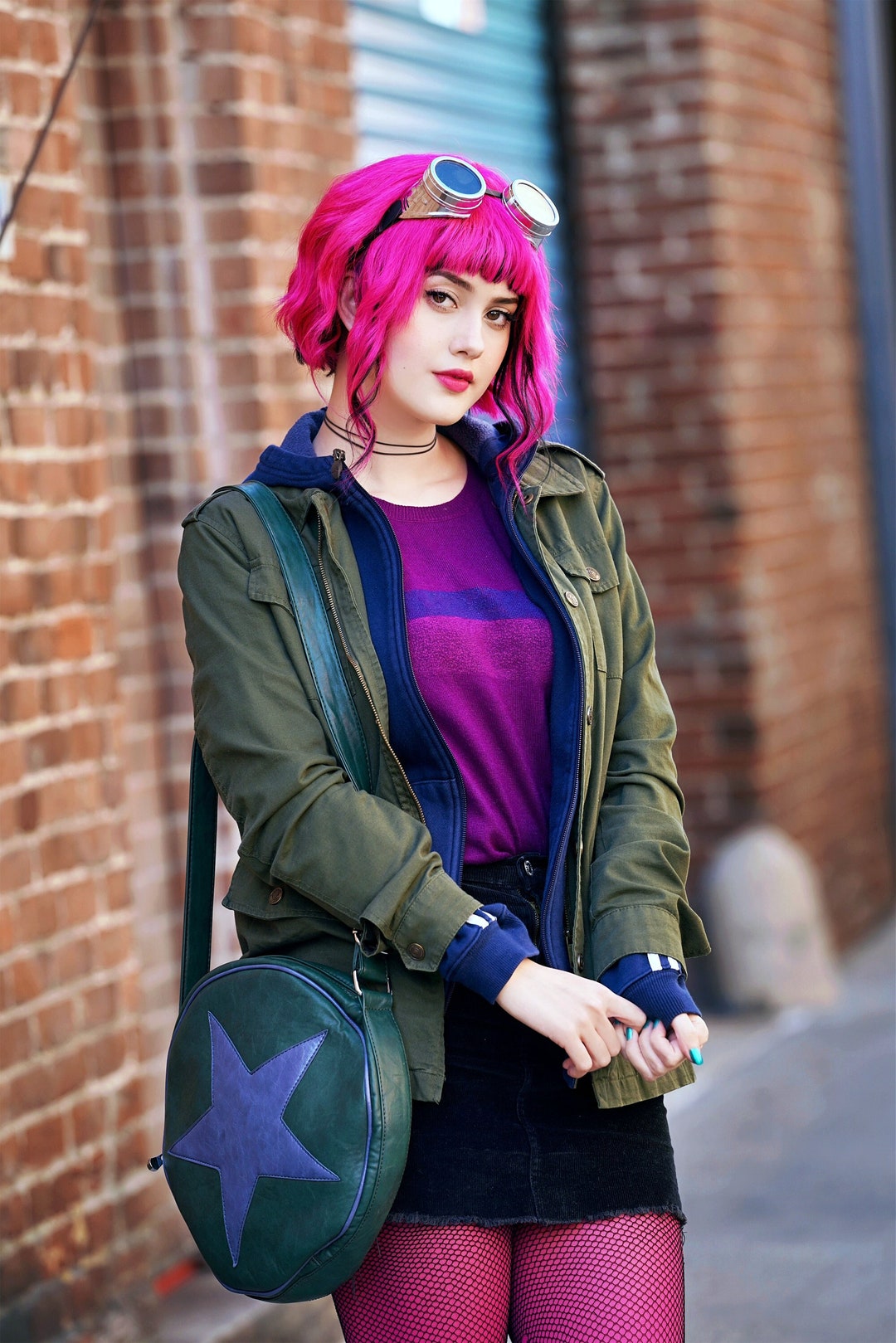 Ramona Pink Scott Pilgrim Vs. the World Candylion Cosplay Etsy