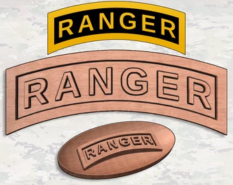 US Army Ranger CNC pattern for your cncrouter / STL file