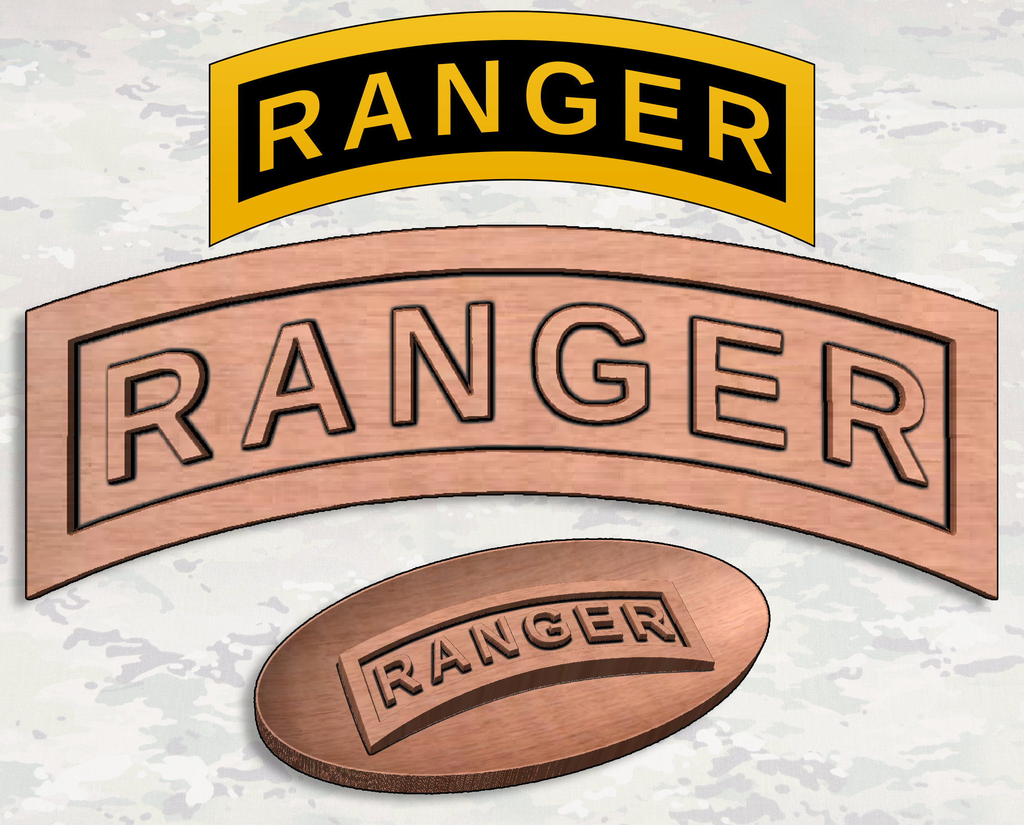 Forze Speciali Dell'eserco Americano Berrote Di Lana Ranger - Foto 9