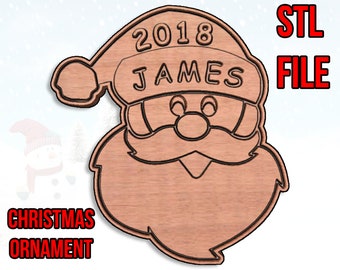 Christmas Ornament 3D design cnc pattern for your CNC router / STL file
