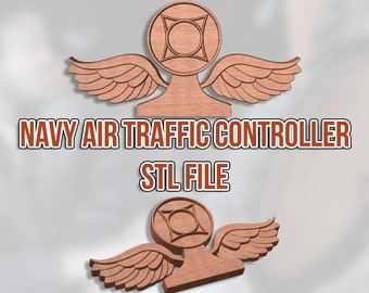 Navy Air Traffic Controller Rating 3d cnc pattern for your CNC router / STL file