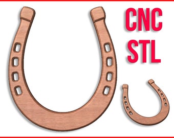 CNC Horseshoe pattern 3D design for your CNC router / stl file