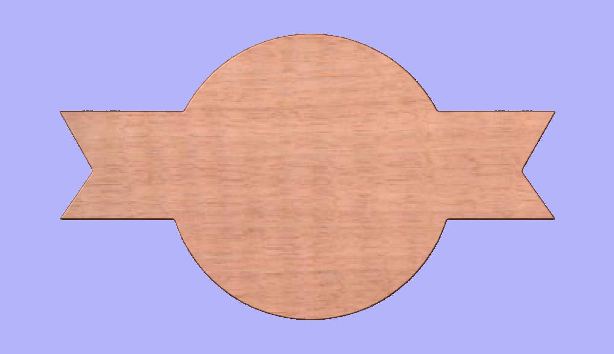 3 CNC Banner Ribbon 3d Cnc Pattern for Your CNC Router / STL File - Etsy