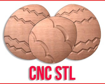 Easter Eggs CNC pattern for you CNC router / STL file