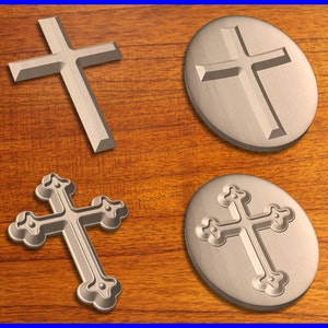 4 croix motif 3D cnc routeur CNC / fichier STL