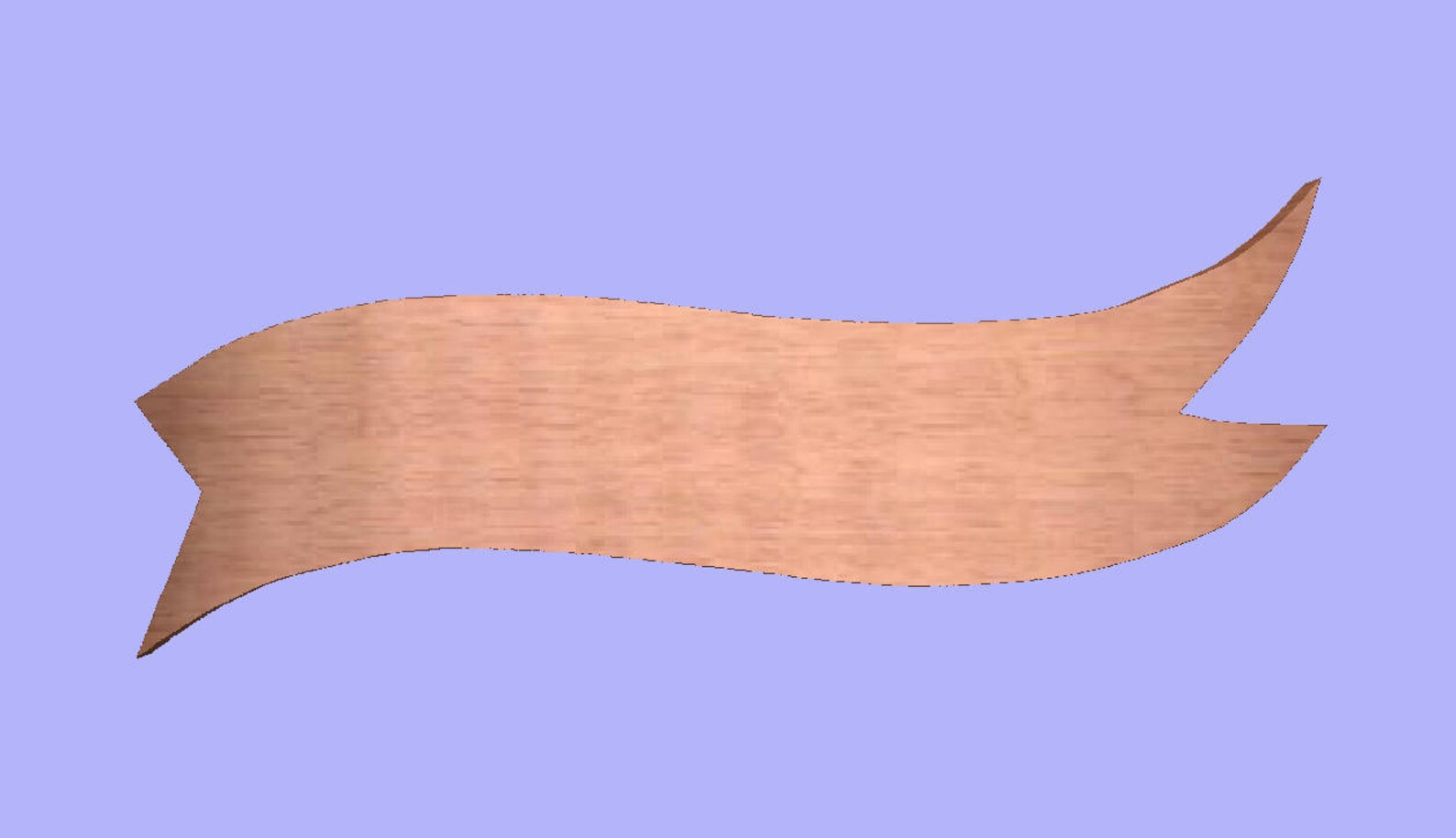 3 CNC Banner Ribbon 3d Cnc Pattern for Your CNC Router / STL File - Etsy