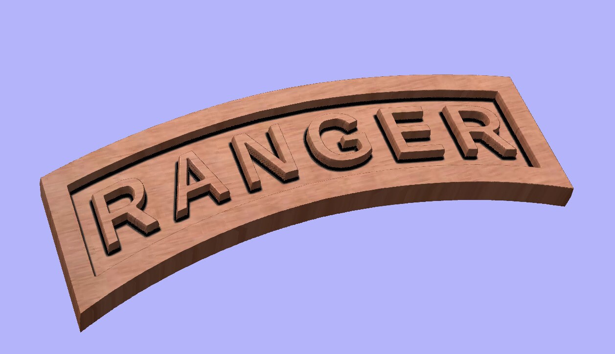 US Army Ranger CNC Pattern for Your Cncrouter / STL File - Etsy