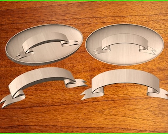2 Banner 3D cnc patterns for your CNC Router / STL file