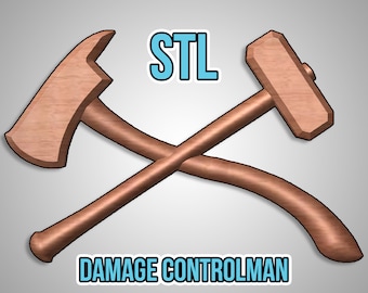 Damage Controlman Rating 3D design cnc pattern for your CNC router / STL file