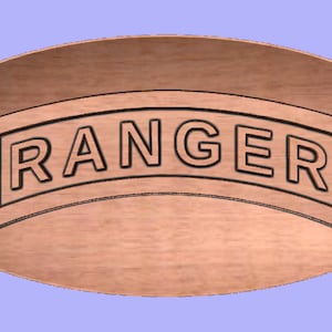 US Army Ranger CNC Pattern for Your Cncrouter / STL File - Etsy