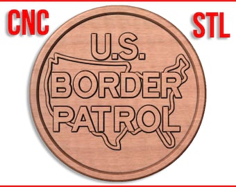 Border Patrol  3d cnc pattern for your CNC router / STL file