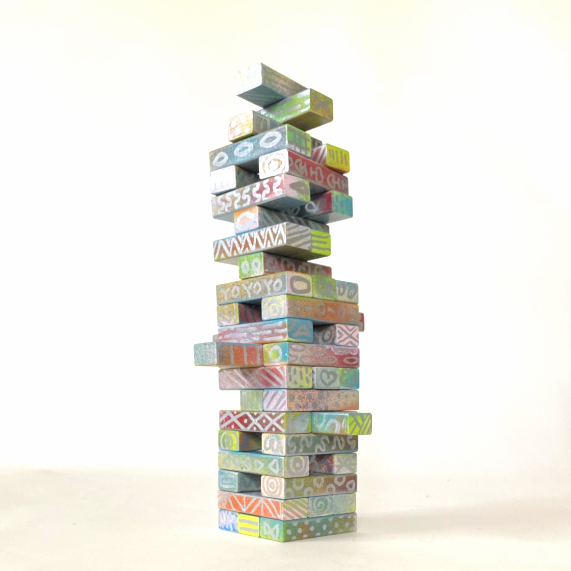 Handmade Luxury Acrylic Jenga (Tumbling Tower) Game