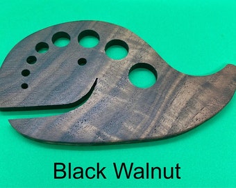 Kitchen Herb Stripper for cooking made from solid Black Walnut - Beautiful Kitchen gadget